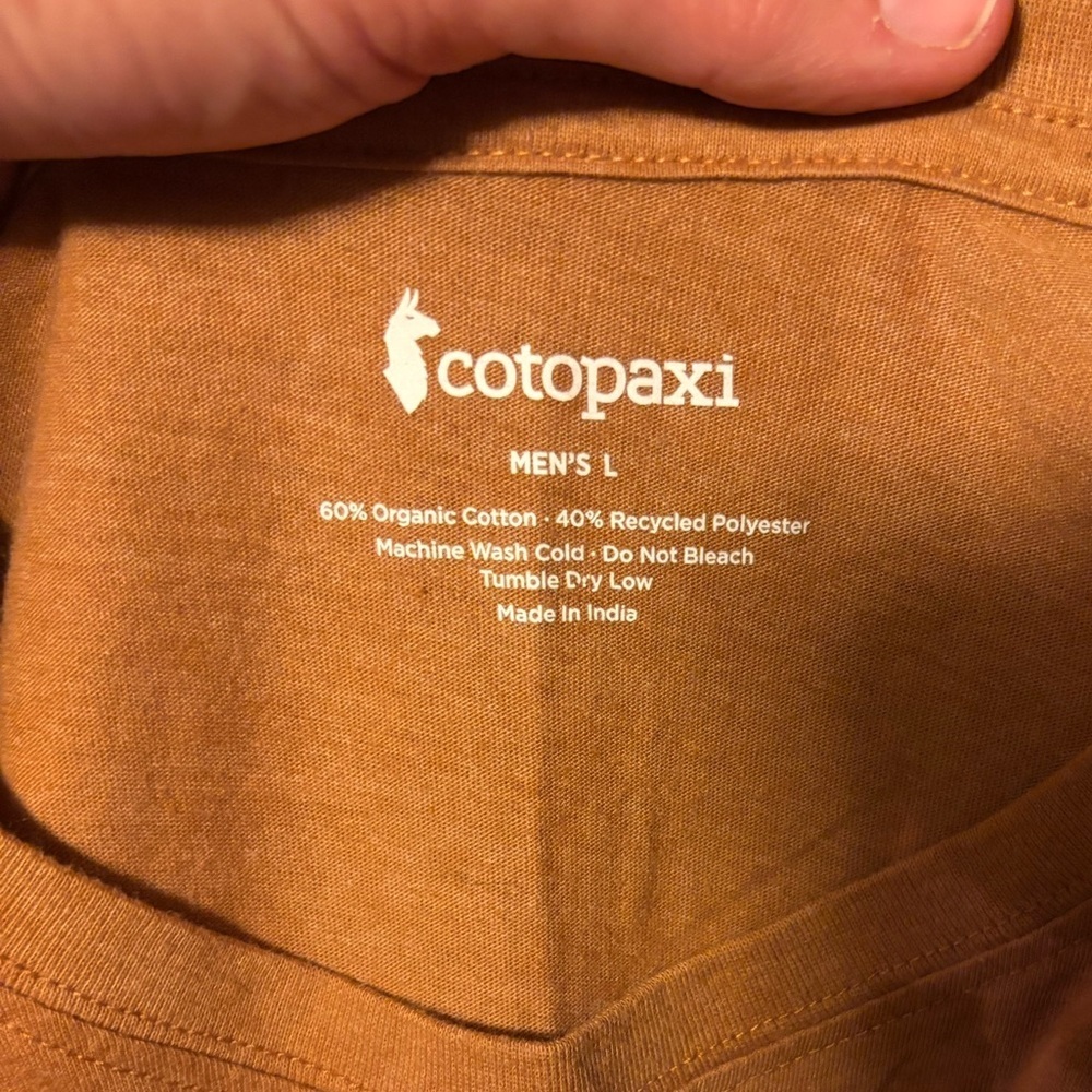 Cotopaxi men’s Cactus Life Organic T-Shirt sz L - Picture 3 of 6